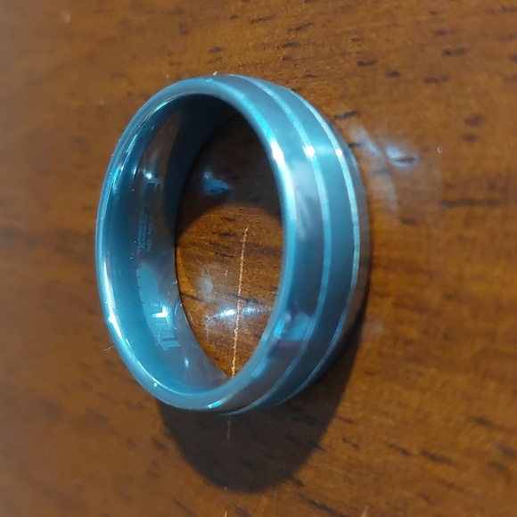 TRITON Tungsten Carbide Charcoal Gray Ring Men's Size 12.25 - Picture 2 of 3